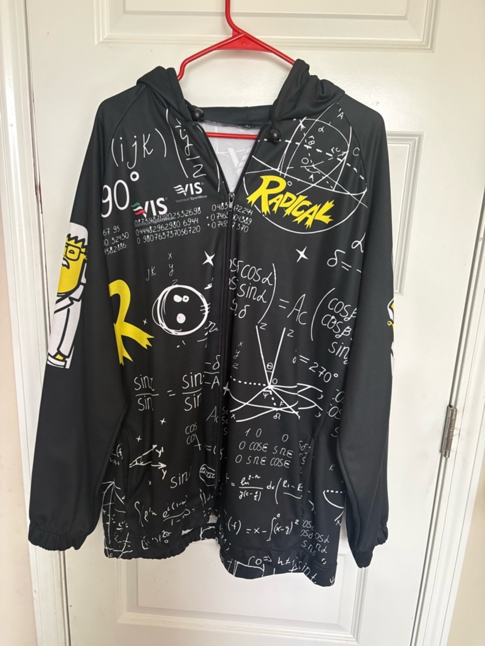 Radical bowling zip up hoodie